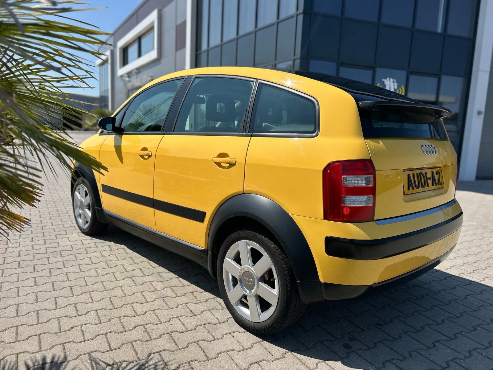 Audi A2 Colour Storm slechts 125000 km onderhoudshistorie!, Auto's, Stof, 4 cilinders, Geel, Handgeschakeld