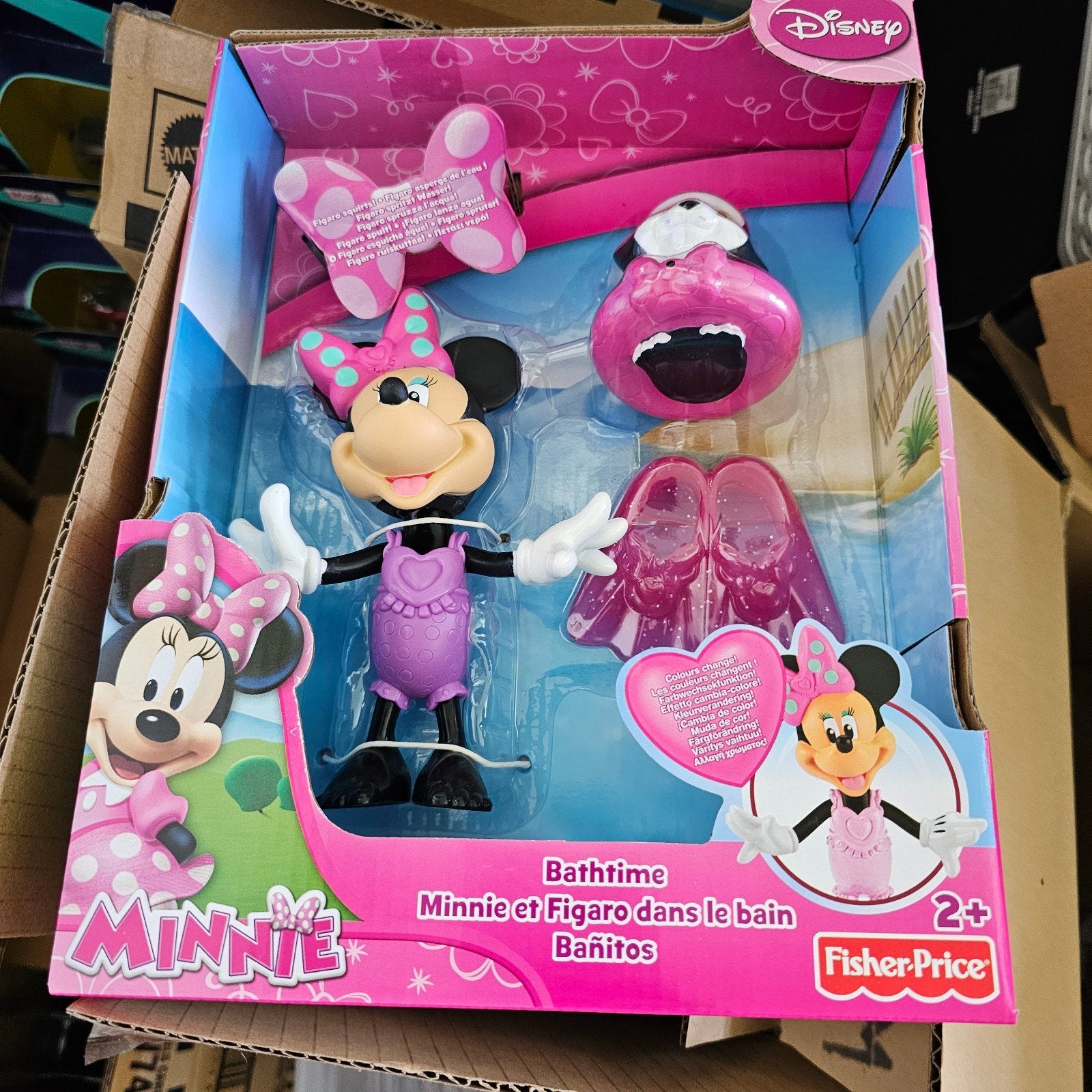 Fisher-Price Disney Minnie Mouse Badtijd Speelset, Onbekend, Nieuw, Ophalen of Verzenden, Onbekend