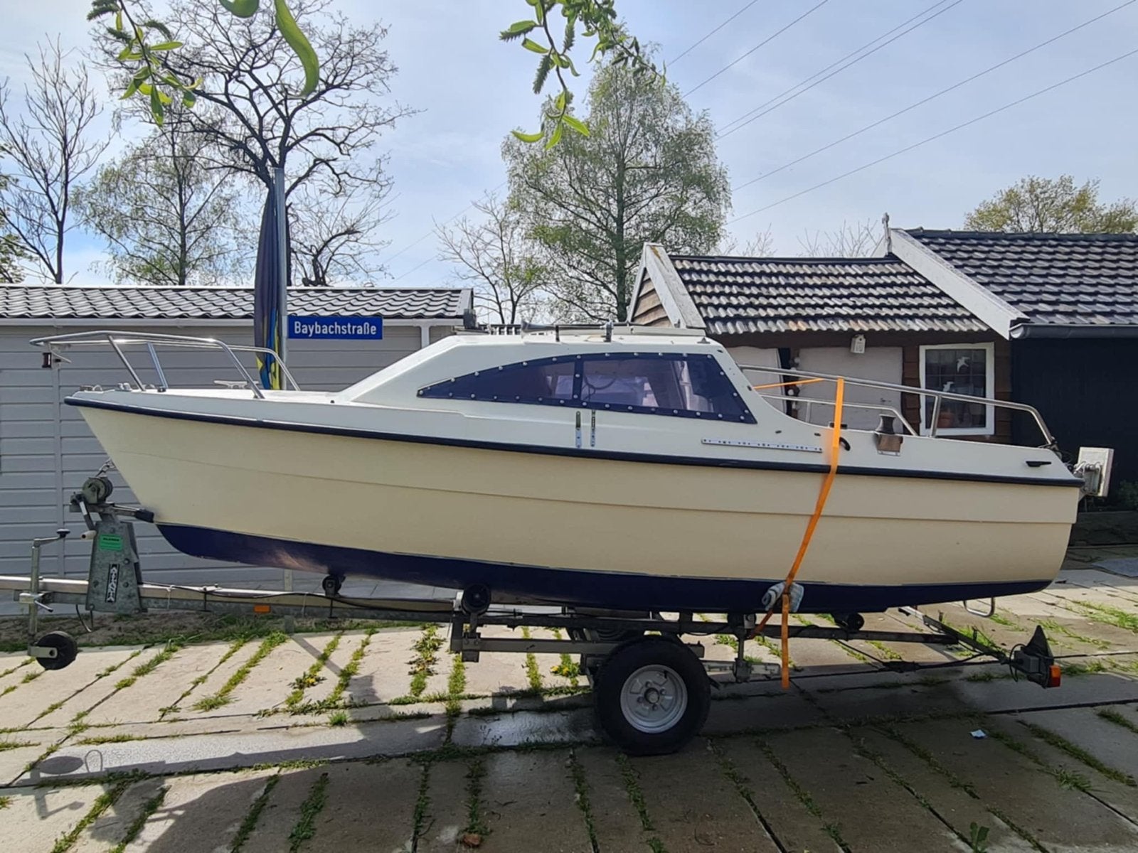 Compacte Kajuitboot/ zeilbootj met Yamaha Buitenboordmotor, Gebruikt, Kajuitboot, Buitenboordmotor, Tot 1.00 meter