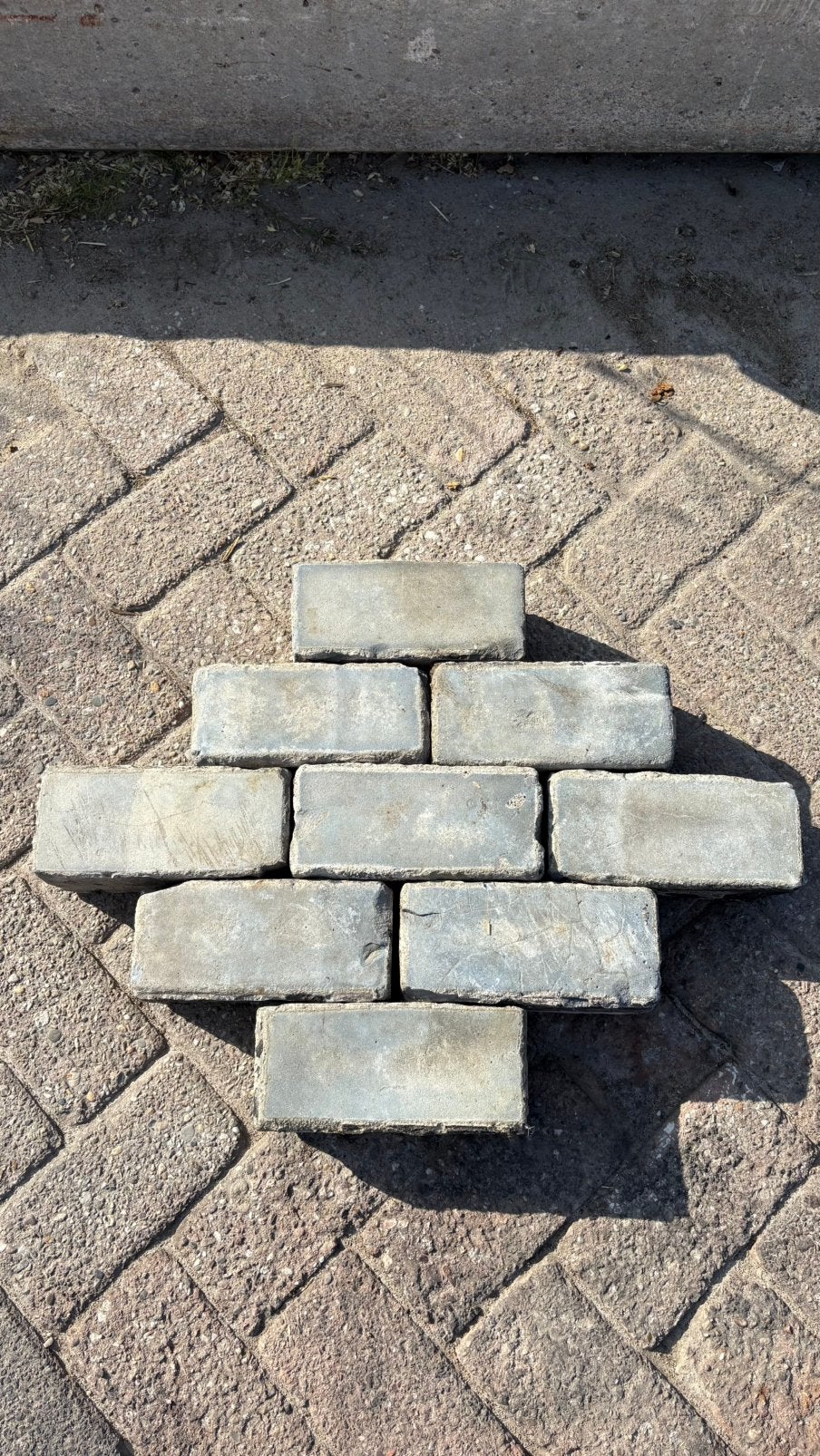 Scoria bricks  +/-  25 m2, Ophalen, Zo goed als nieuw, Beton, Klinkers