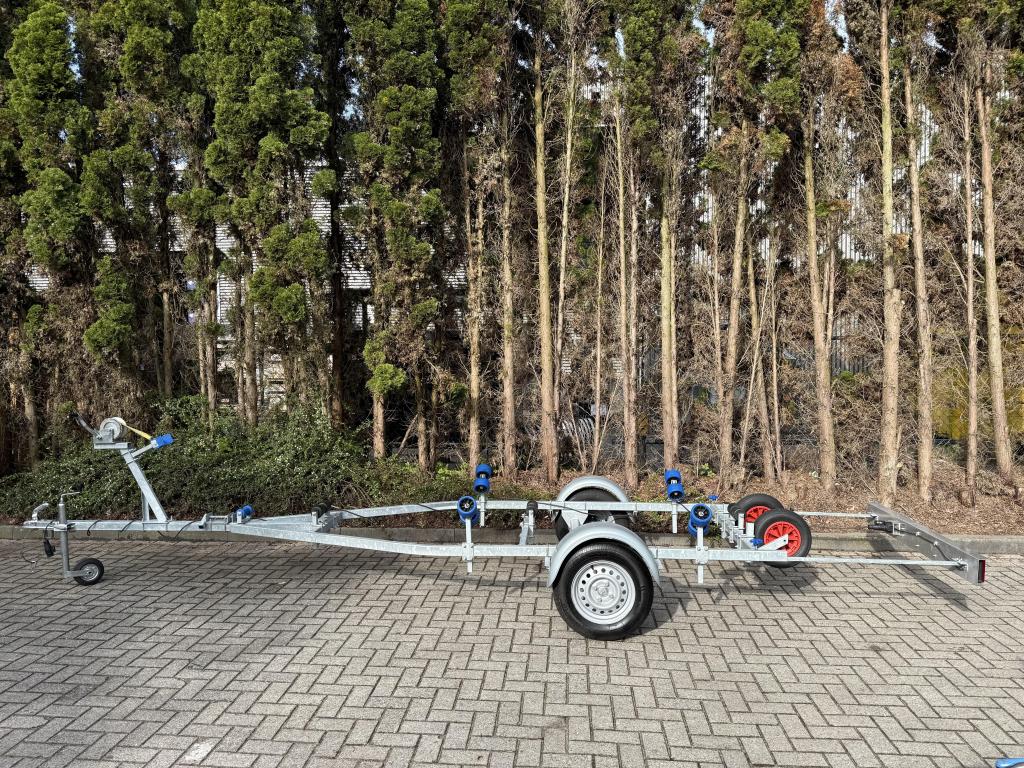 Zeer Mooie! 'TTH 750KG' KANTEL TRAILER CENTREERSET! Bj'20, Watersport en Boten, Boottrailers, Gebruikt
