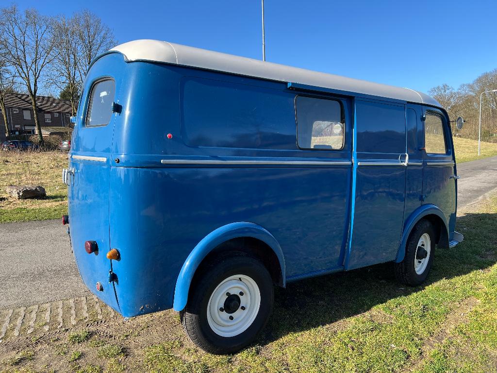 Peugeot bestelbus D4BD 1964 Blauw - Nez de Cochon, foto 5