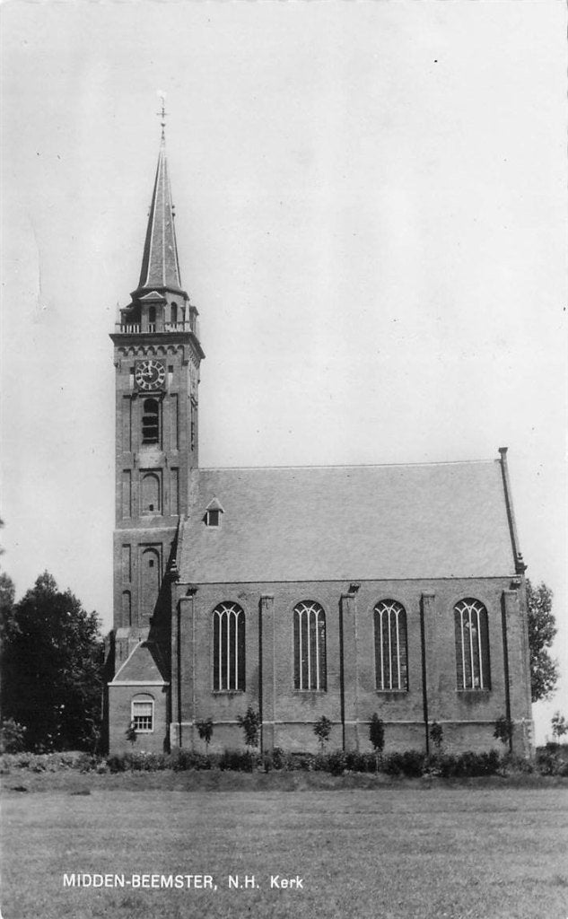 703-096-013 Midden-Beemster N.H Kerk, Verzenden, Voor 1920, Noord-Holland