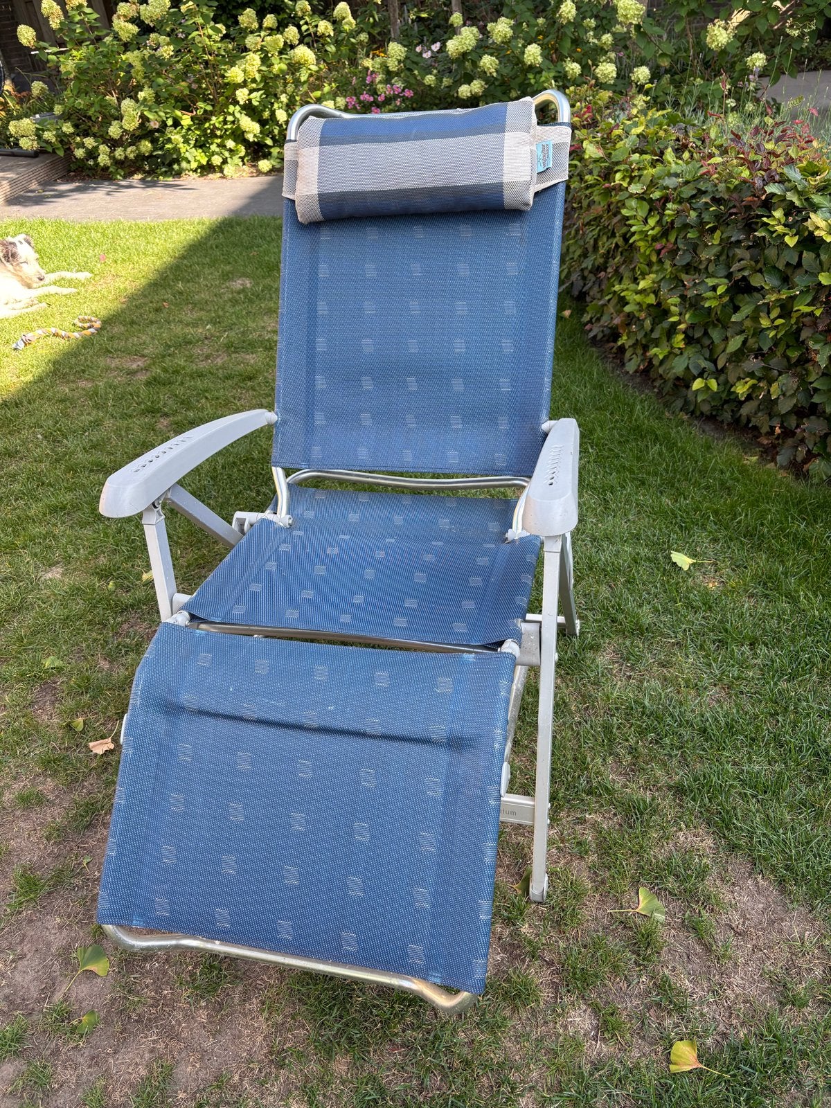 Dukdalf Lounger Aluminium Campingstoel - Zo goed als nieuw, Ophalen, Zo goed als nieuw, Campingstoel