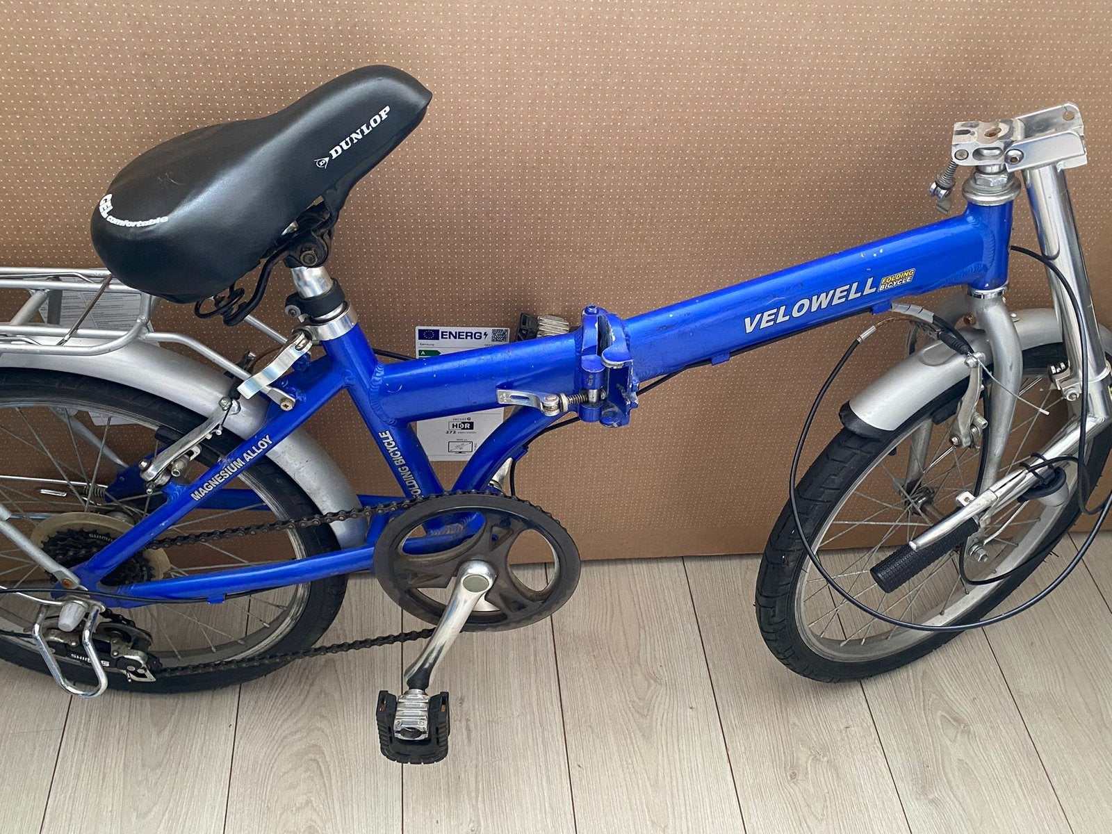 2 vouwfietsen merk Velowell., Fietsen en Brommers, Fietsen | Vouwfietsen, 20 inch of meer, Versnellingen, Ophalen