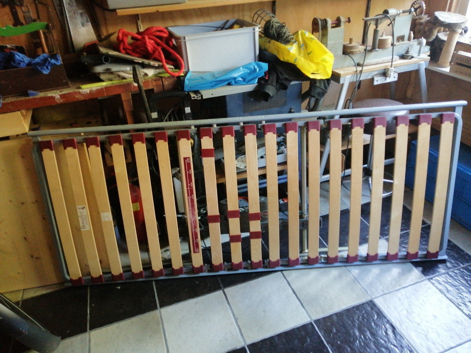 Bossflex Standard Lattenbodem 80x200 cm, Gebruikt, Eenpersoons, Ophalen of Verzenden, 80 cm