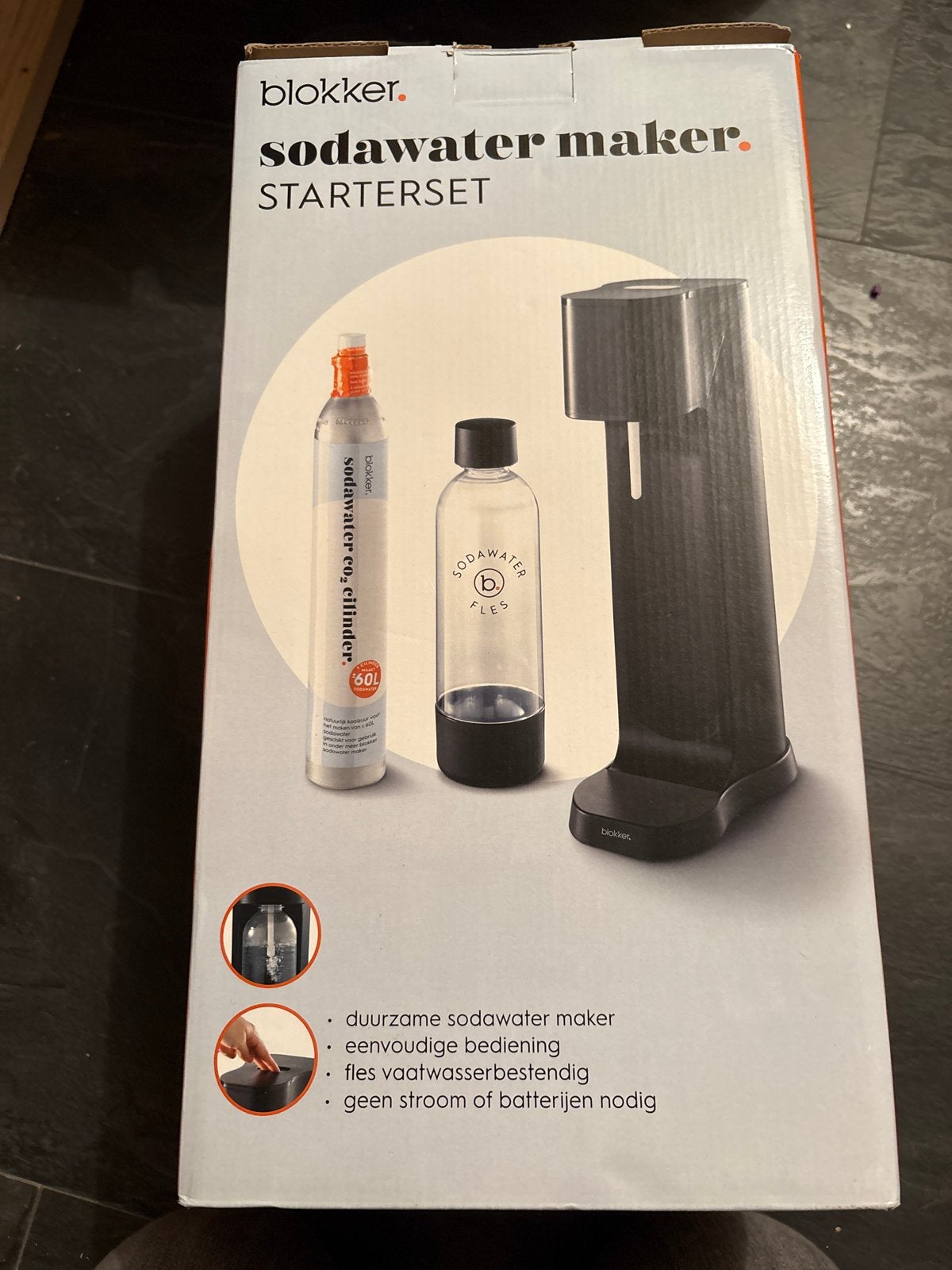 Blokker Sodawater Maker Starterset, Witgoed en Apparatuur, Ophalen, Zo goed als nieuw