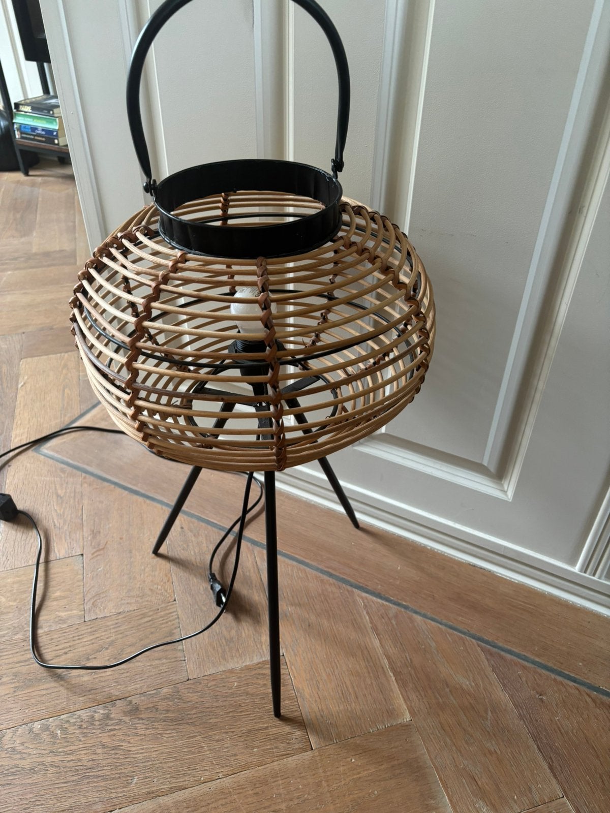 Leuke industriële vloerlamp , met dimmer, Ophalen of Verzenden, Gebruikt, Vloerlamp
