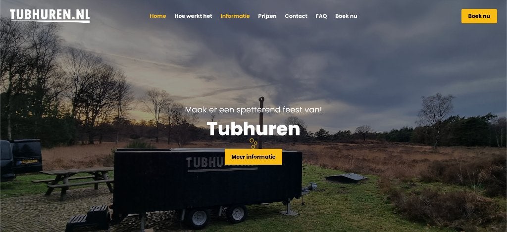 Hottubverhuurbedrijf te koop