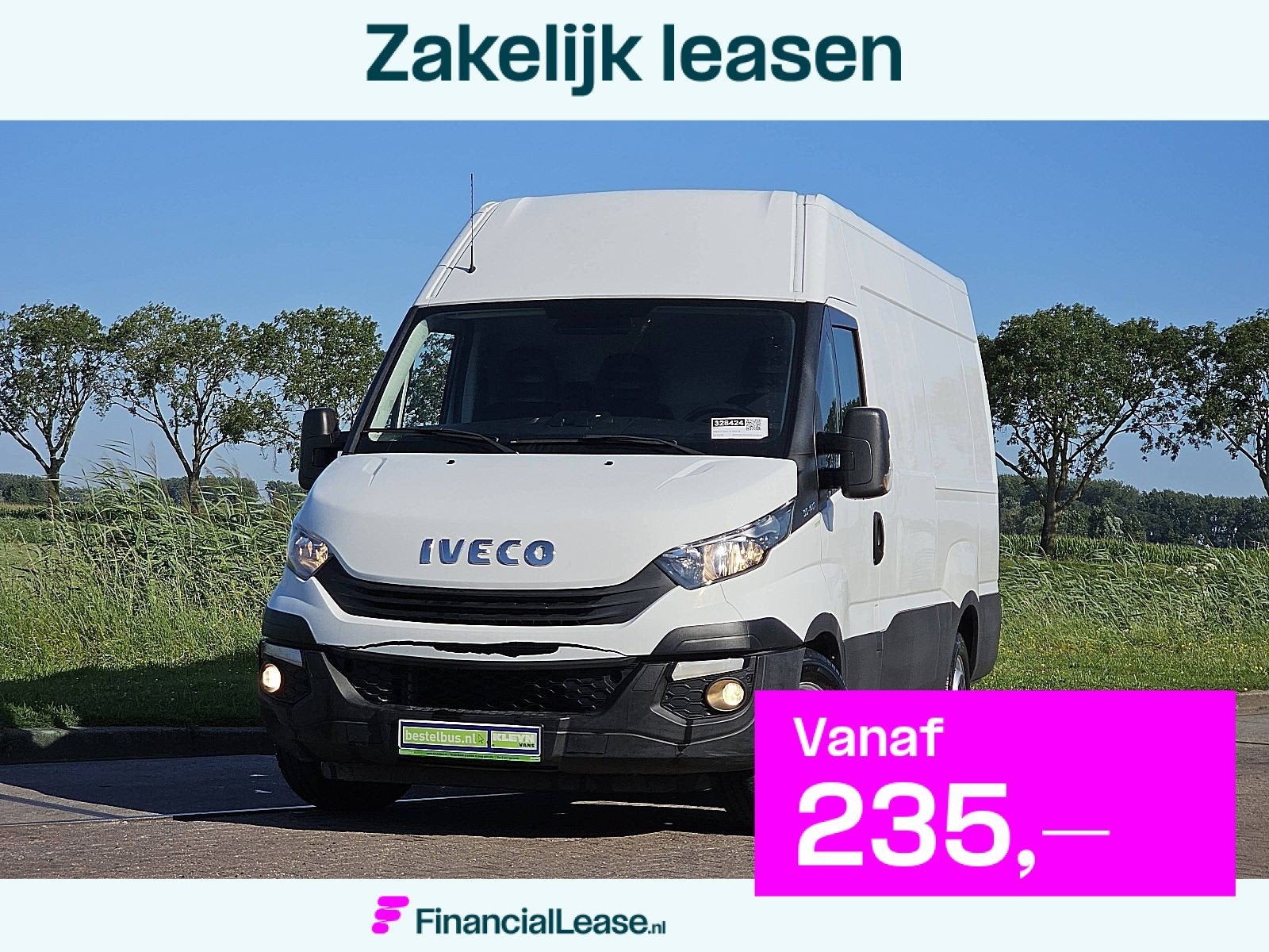 IVECO DAILY 35S14       l2h2 airco euro6!, 136 pk, Gebruikt, Euro 6, Iveco