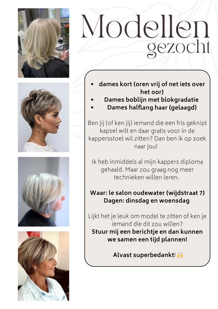 MODELLEN GEZOCHT! dames, Overige niveaus, Starter