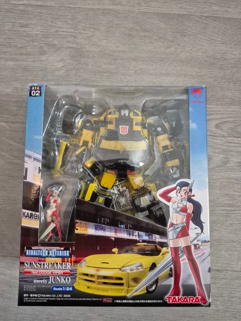 Transformers Binaltech BTA-02 Asterisk Sunstreaker met Junko, Verzamelen, Transformers, Overige generaties, Ophalen of Verzenden