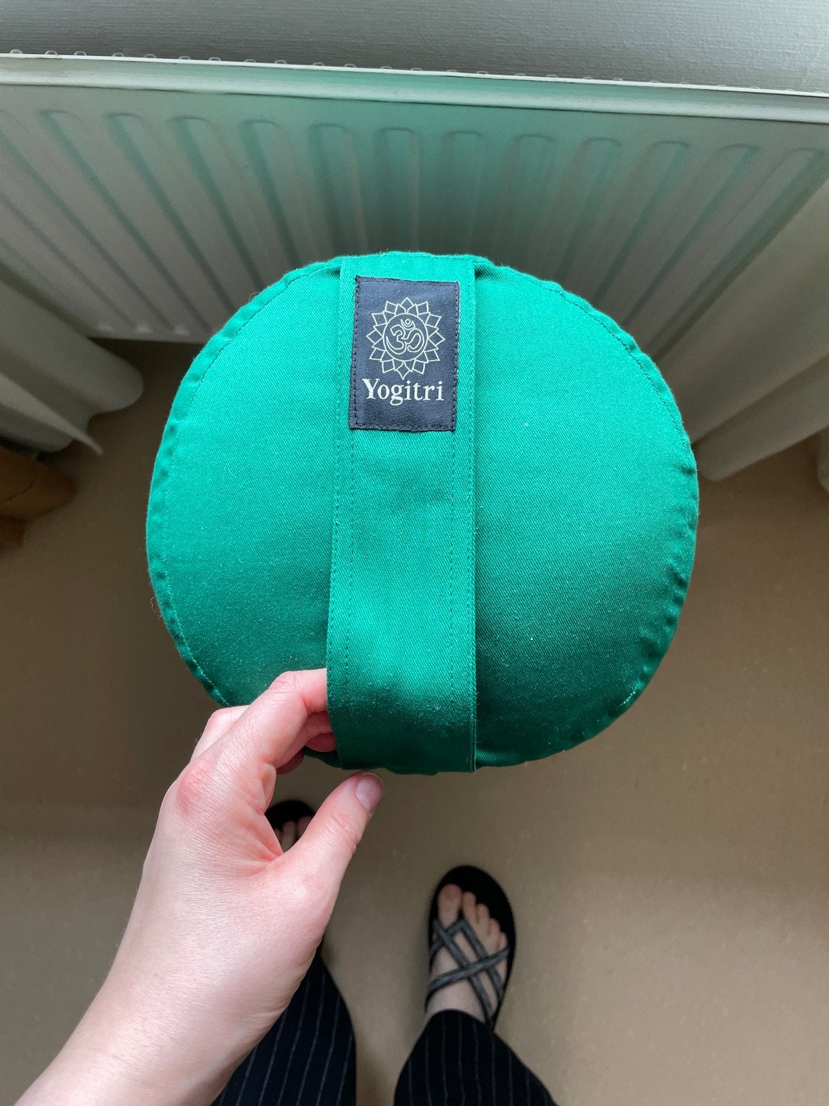 Yoga Bolster Ekagrata Biologisch Katoen Kapok 75cm, Ophalen, Zo goed als nieuw, Yoga-accessoire