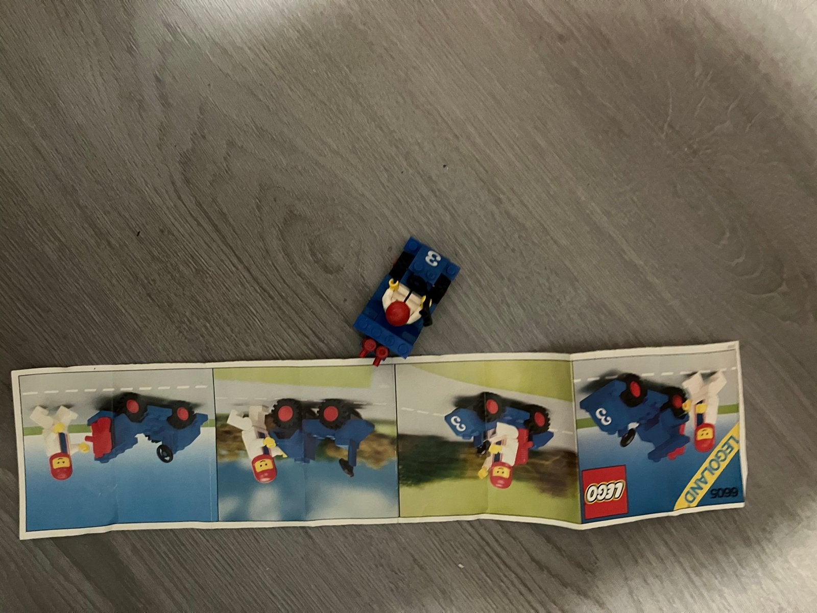 Lego 6605 Road Racer met minifiguur en instructies, Kinderen en Baby's, Gebruikt, Lego, Ophalen of Verzenden, Compleet