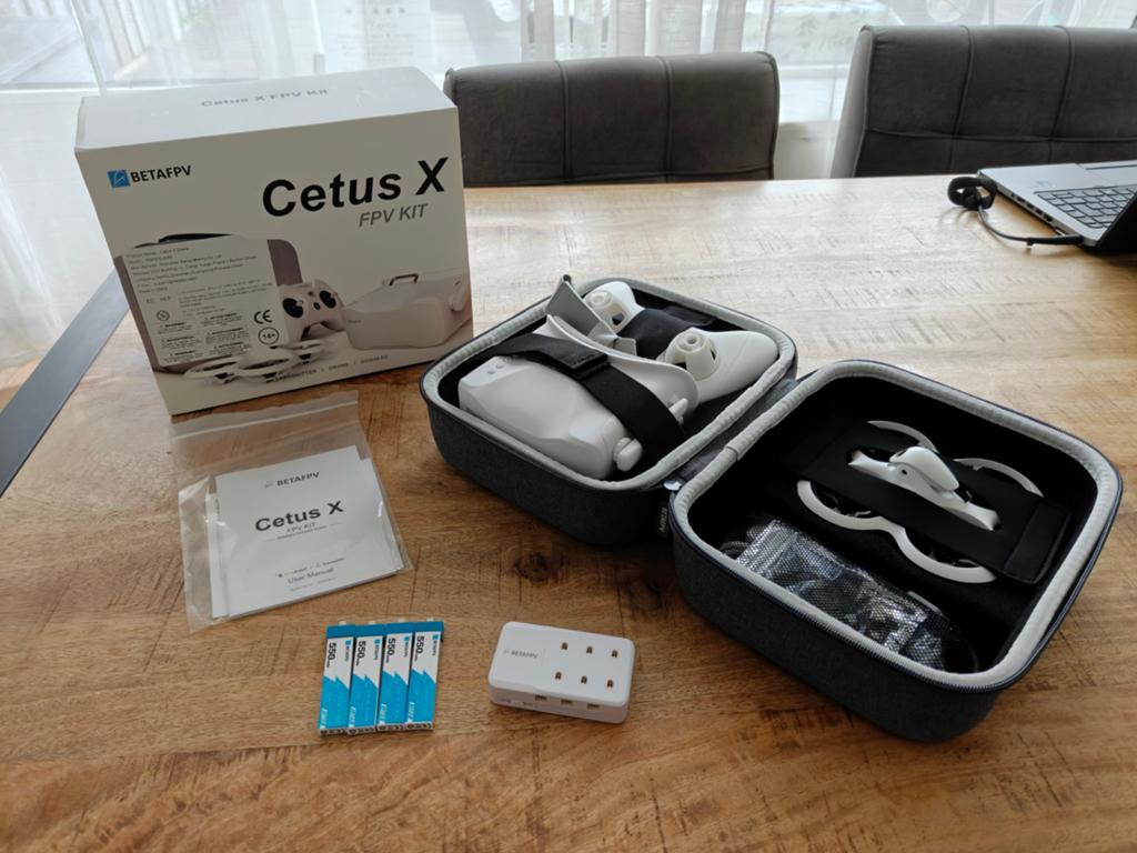 Nieuwe betafpv cetus X elrs fpv set met 8 accu's, Audio, Tv en Foto, Drones, 100 tot 1000 meter, Overige merken, Nieuw, Ophalen of Verzenden