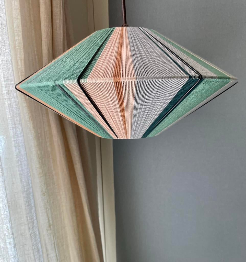 Geweven bonbon lampenkap, Ophalen of Verzenden, Nieuw, Rond, Minder dan 25 cm