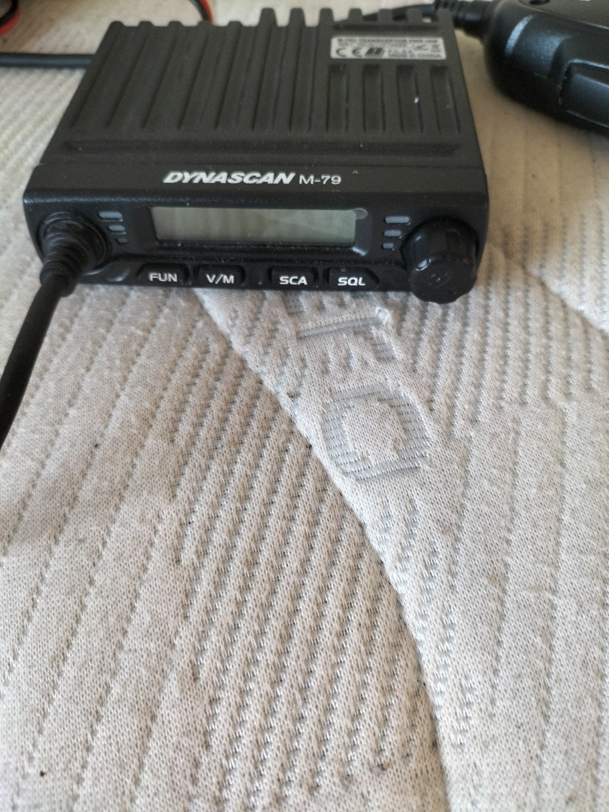 Dynascan M-79U VHF/UHF Transceiver met accessoires, Ophalen of Verzenden, Gebruikt, Zender en Ontvanger