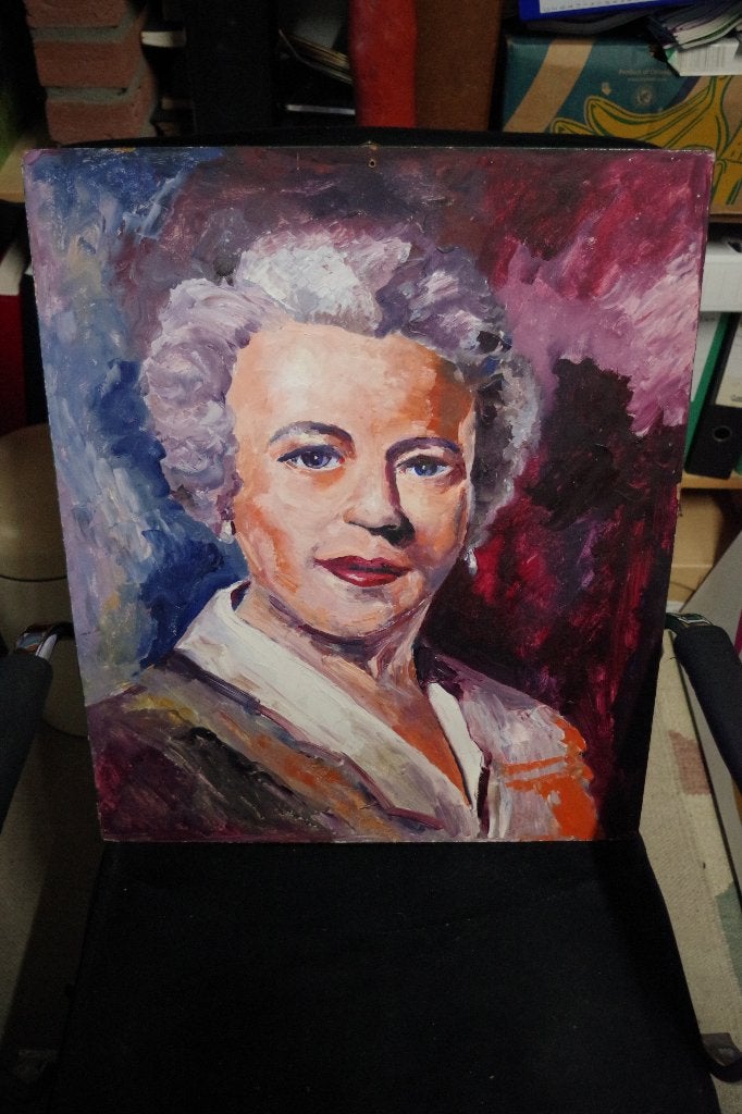Schilderij, Antiek en Kunst, Overige stijlen, Portret of Personen, Ophalen of Verzenden, Origineel werk