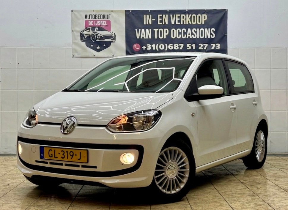 Volkswagen Up! 1.0 high up! BlueM/1STE EIG/ CRUIS C / RIJKLA, Voorwielaandrijving, Dealer onderhouden, Gebruikt, 840 kg