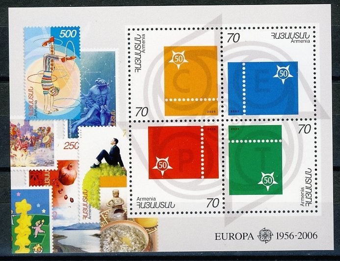 Armenië Blok 24 Europa 2006 postfris, Ophalen of Verzenden, Overige landen, Postfris