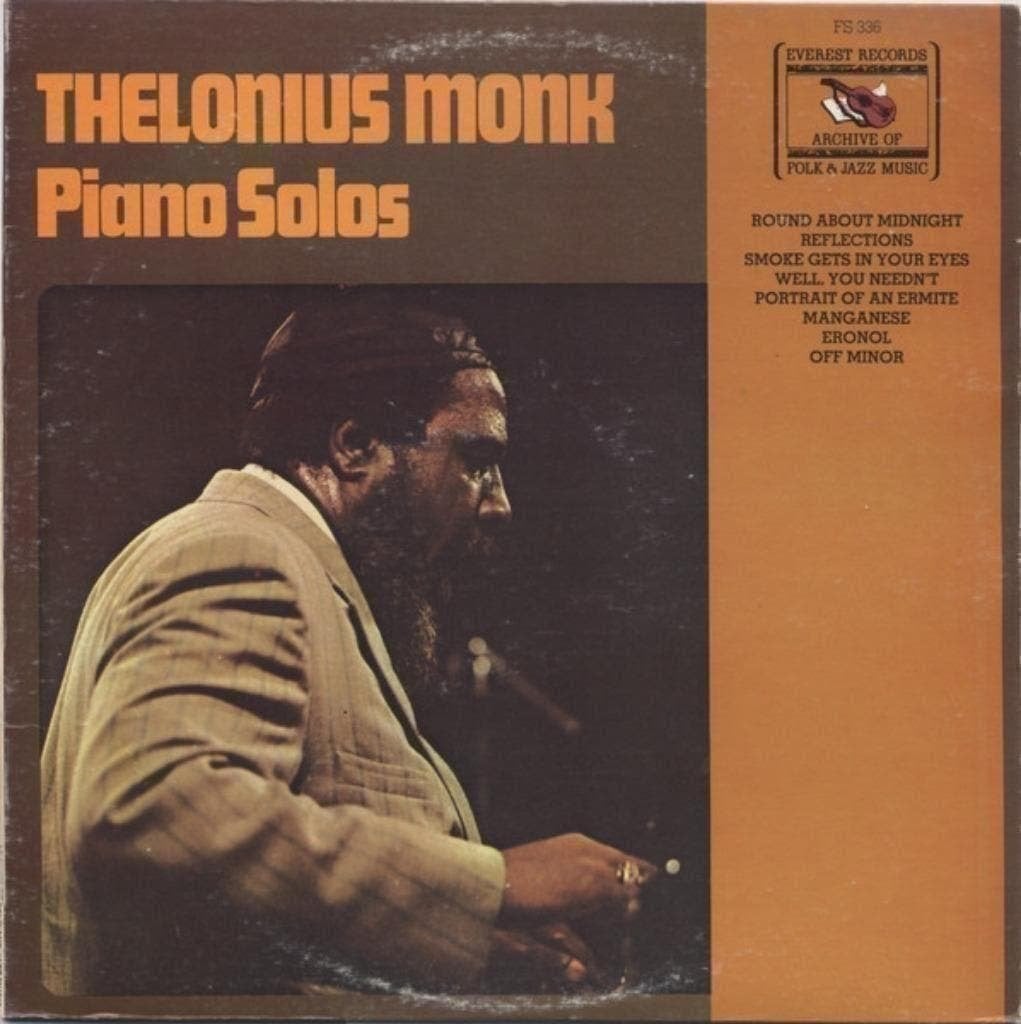 Thelonious Monk - Piano Solos, Cd's en Dvd's, Vinyl | Jazz en Blues, LP, Reissue, Ophalen of Verzenden, Zo goed als nieuw
