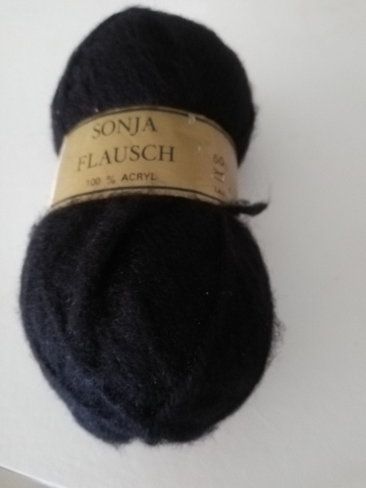 14 bollen zwarte Flausch, Ophalen of Verzenden, Nieuw, Breien, Wol of Garen