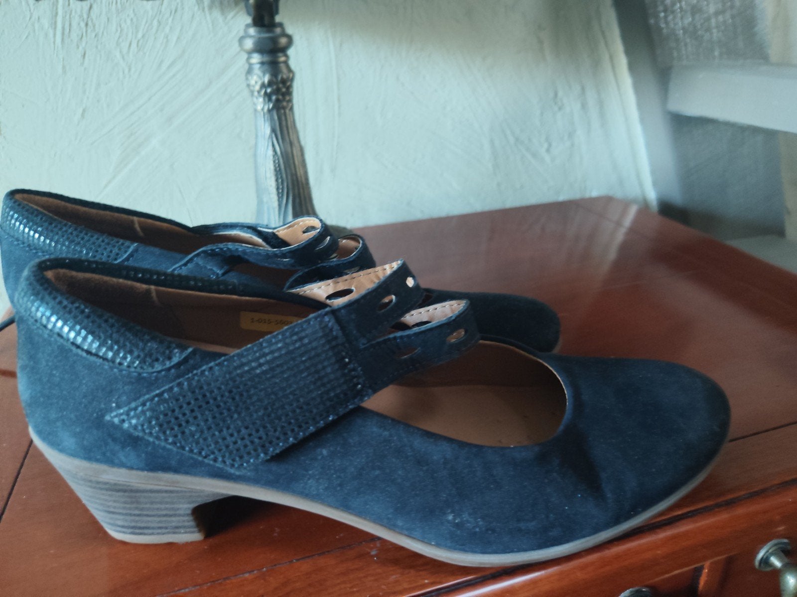 Natuform blauwe stylvolle pumps 39, Kleding | Dames, Ophalen of Verzenden, Zo goed als nieuw, Blauw