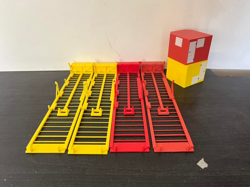 3D geprint ballast bokken voor de LIEBHERR 1750 nr 17, Overige merken, 3D Modelleur VDEIJK, -, -
