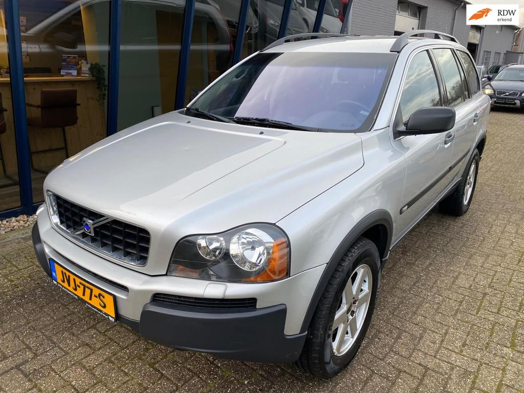 Volvo XC90 2.5 T Exclusive Automaat LEER / NAVI / PDC, Gebruikt, Zwart, 2521 cc, Leder