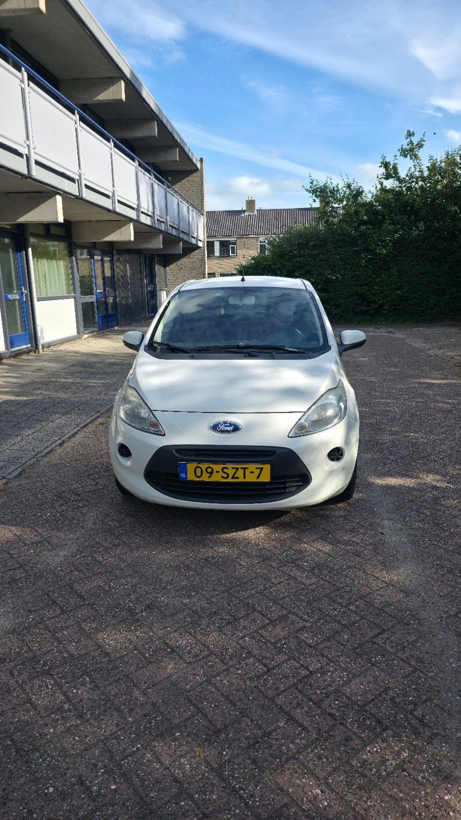 Ford Ka 1.2 69pk 2012 Wit, Auto's, Ford, Voorwielaandrijving, Euro 5, 1242 cc, 4 cilinders