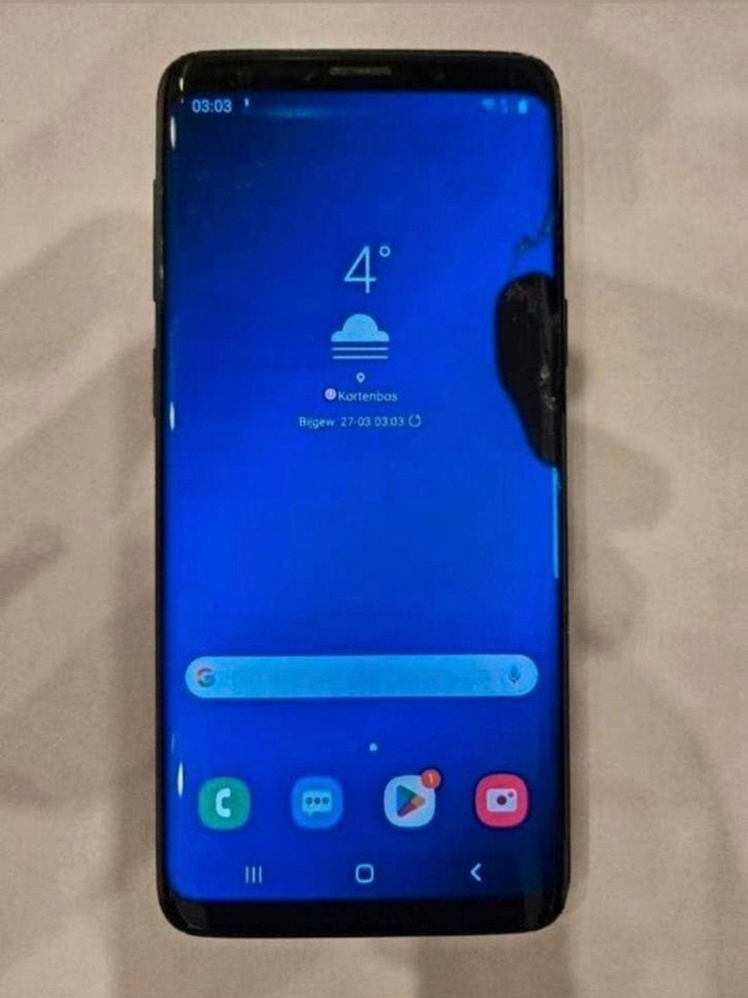 Samsung Galaxy S9 64GB Zwart - Gebroken Scherm, Gebruikt, Zwart, Touchscreen, Ophalen of Verzenden