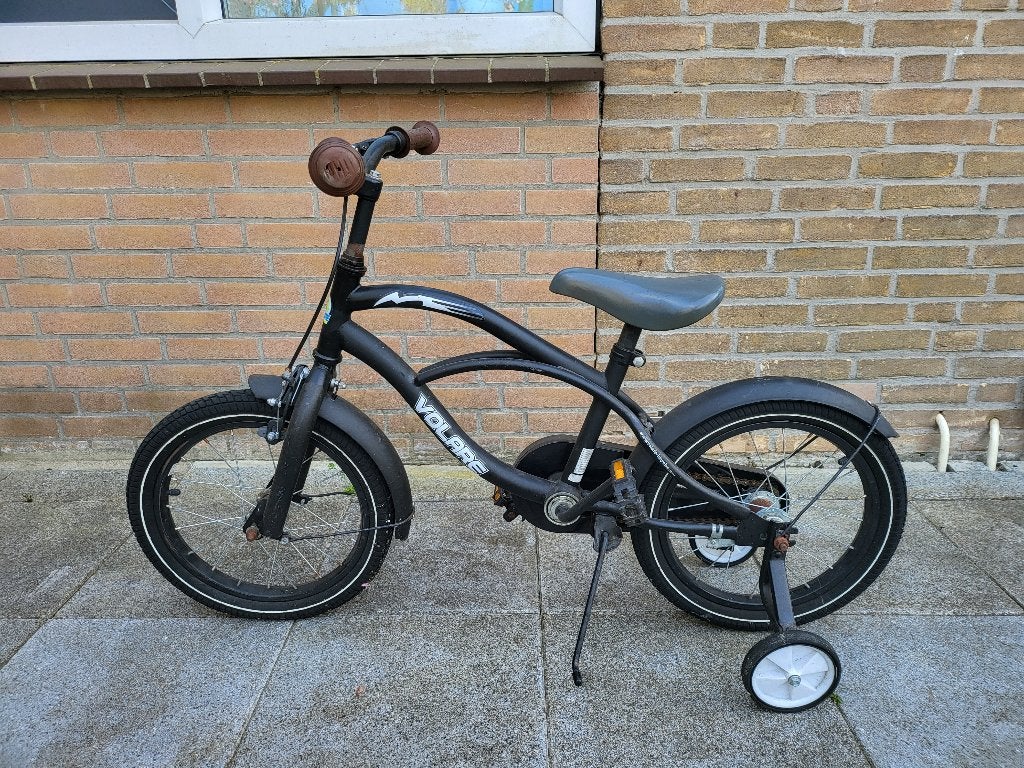 fiets kinder, Fietsen en Brommers, Ophalen, Zijwieltjes, Gebruikt, Velgrem