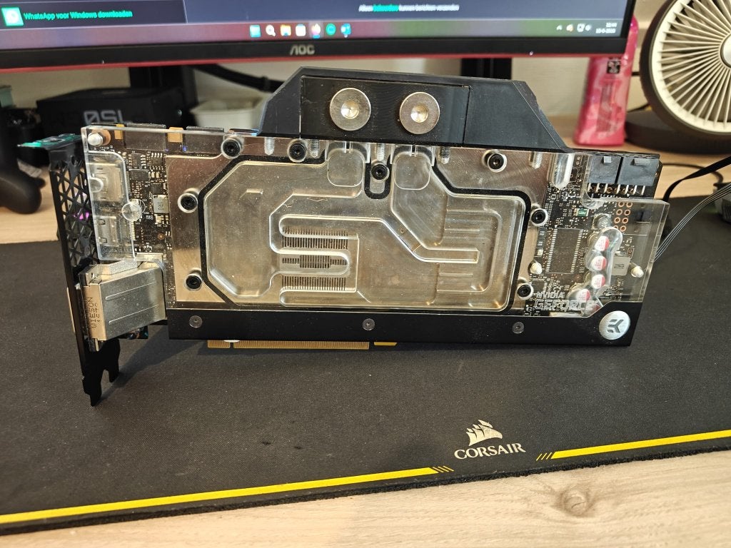 GTX 1080ti met EKWB RGB waterblok., Computers en Software, PCI-Express 3, Gebruikt, HDMI, Ophalen of Verzenden