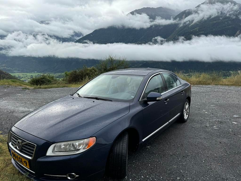Volvo S80 2.0 T Automaat, 2010 Blauw, Auto's, 1800 kg, Beige, 4 cilinders, Blauw