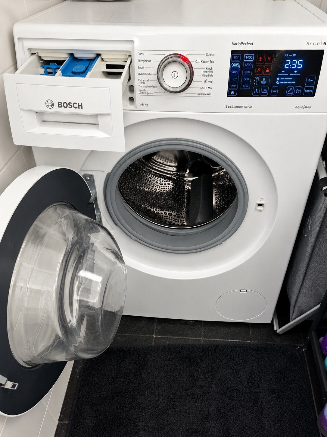Bosch Serie 6 Wasmachine 8KG 1400RPM EcoSilence Drive, Witgoed en Apparatuur, Wasmachines, Ophalen, 1200 tot 1600 toeren, Gebruikt