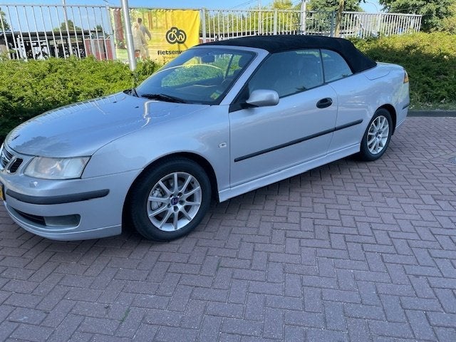 Saab 9-3 2.0 Turbo Aero Cabrio AUT 2005 Grijs, Auto's, Saab, 1998 cc, 4 cilinders, Cabriolet, 4 stoelen