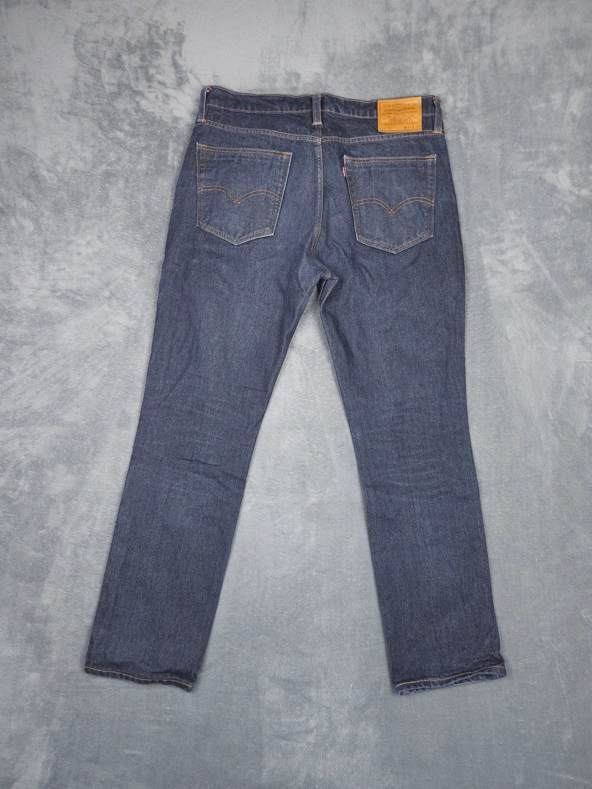 Levis 511 Broek Jeans W36 L32 Slim Donkerblauw Spijkerbroek, W36 - W38 (confectie 52/54), Blauw, ., Ophalen of Verzenden