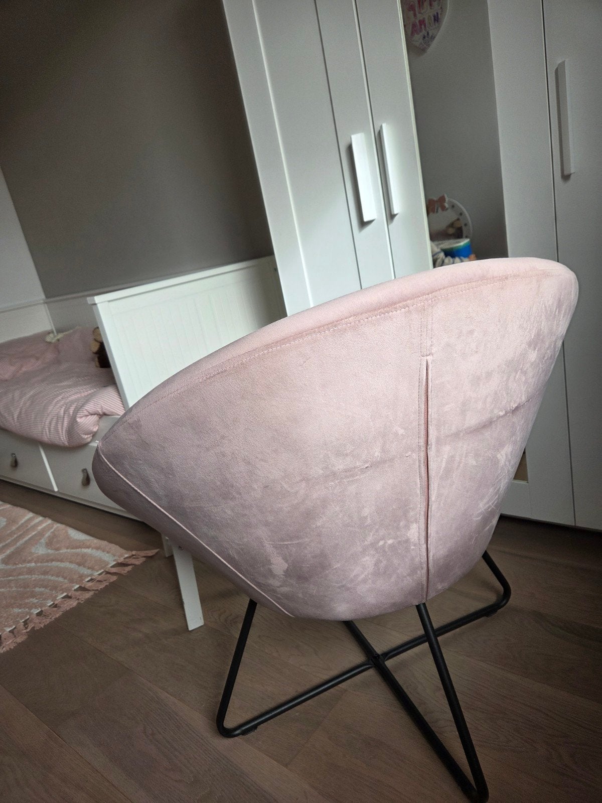Comfortabele roze fauteuil - Zo goed als nieuw, Huis en Inrichting, Ophalen, Modern, Comfortabel, Overige kleuren, Zo goed als nieuw