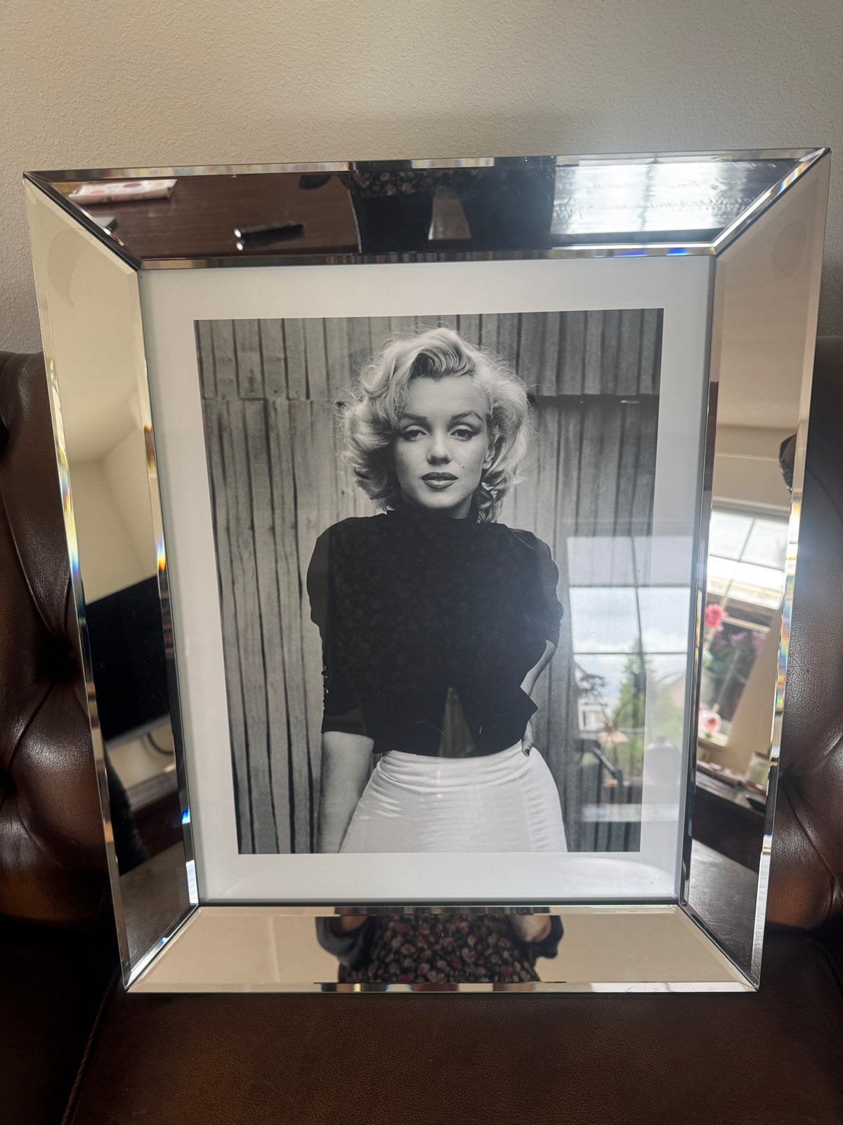 Spiegellijst Marilyn Monroe, als nieuw, Ophalen, Minder dan 50 cm, Zo goed als nieuw, Minder dan 100 cm
