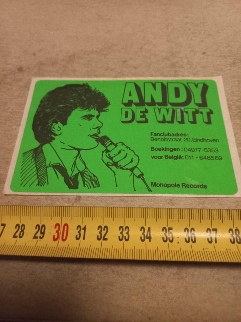 Andy de witt   3, Ophalen of Verzenden, Zo goed als nieuw