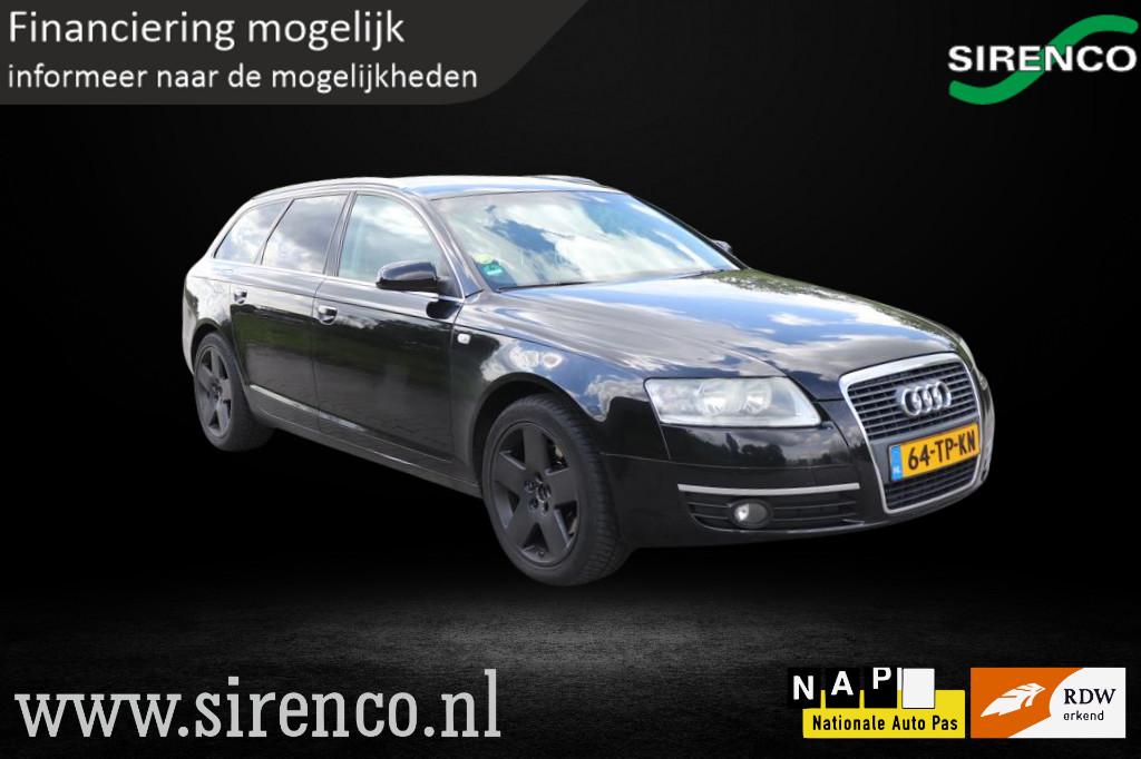 Audi A6 Avant 2.0 TFSI Pro Line | leder | climate & cruise c, Auto's, Audi, Gebruikt, 1984 cc, Zwart, 170 pk