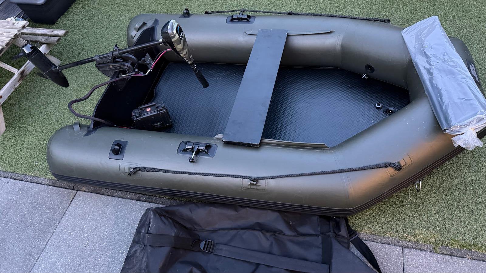 Proline commander 230 AD wide rubberboot met motor en accu, Ophalen, Gebruikt, Overige typen