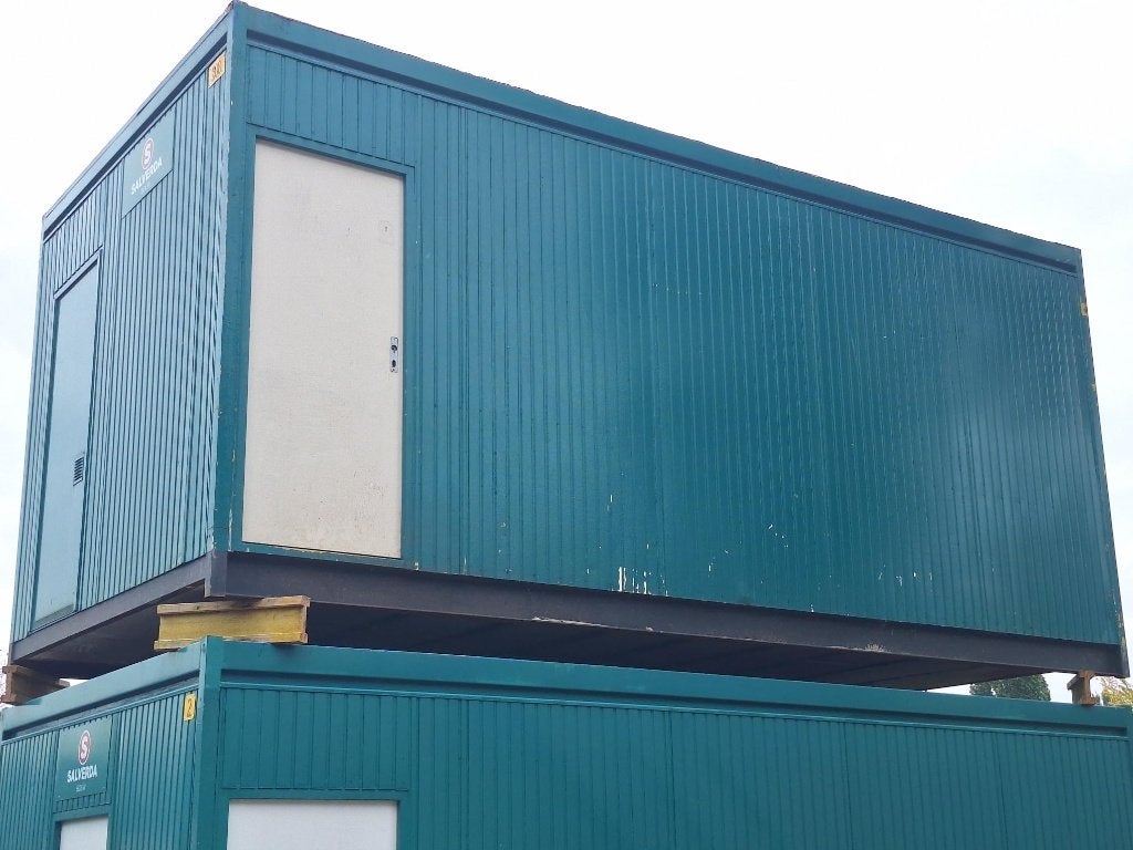 De Meeuw unit 6x3m incl. airco unit en vloer isolatie, Ophalen, Gebruikt