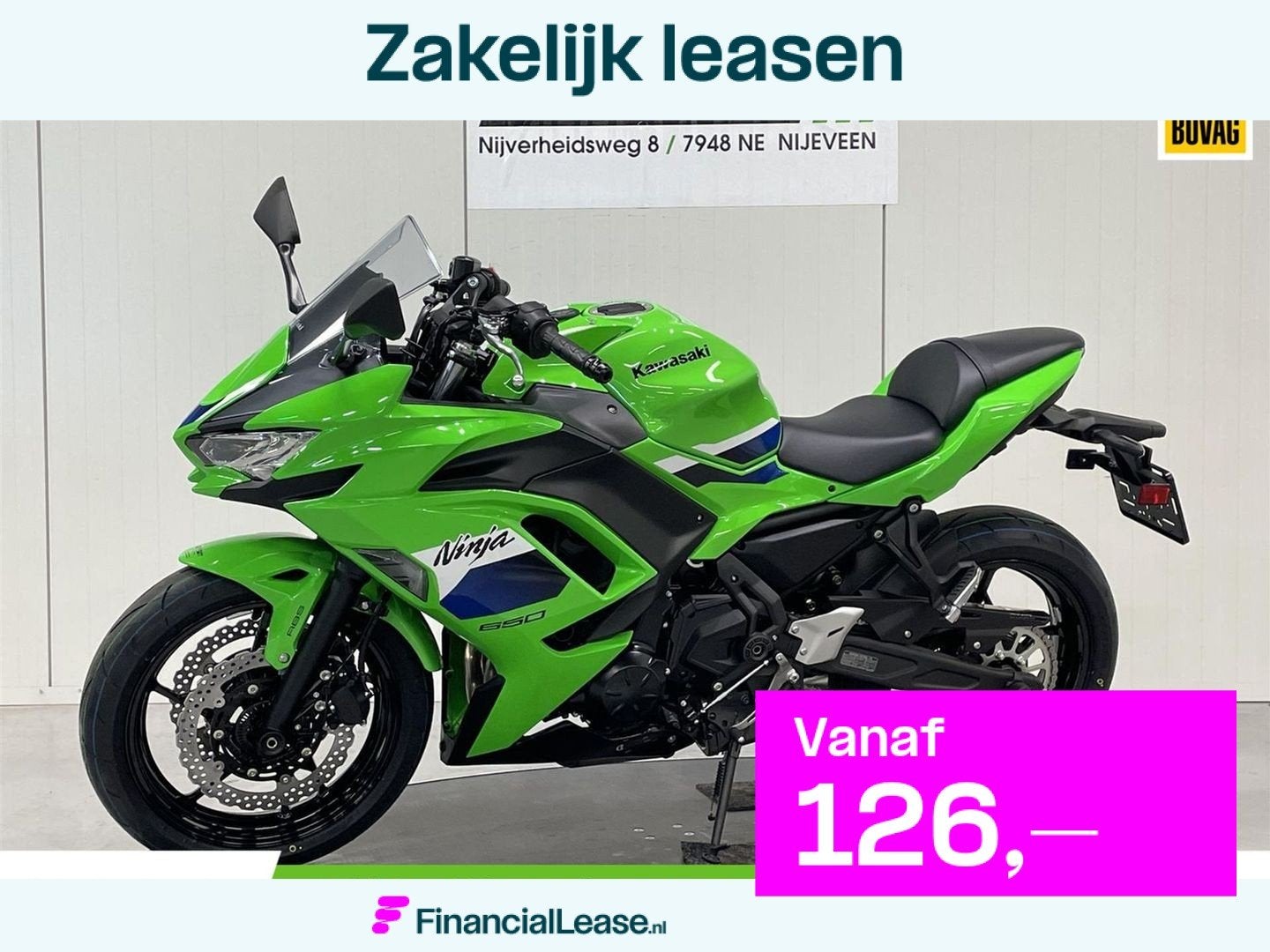 Kawasaki Ninja 650 ABS - 2026, 649 cc, Bedrijf, Sport, Meer dan 35 kW
