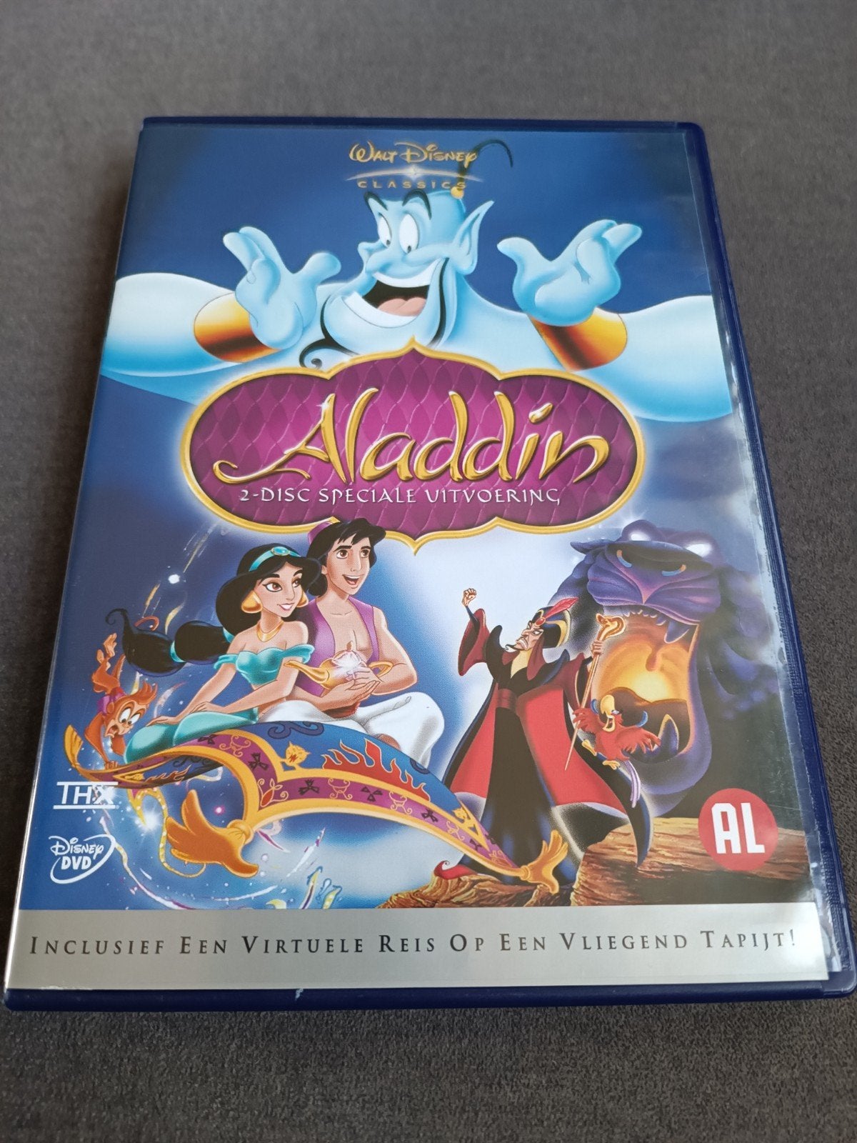 Aladin - dvd, Alle leeftijden, Ophalen of Verzenden, Zo goed als nieuw, Europees