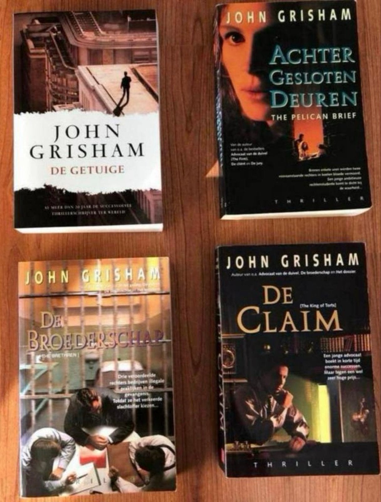 John Grisham Thriller Boeken Set (4 stuks), Ophalen of Verzenden, Zo goed als nieuw