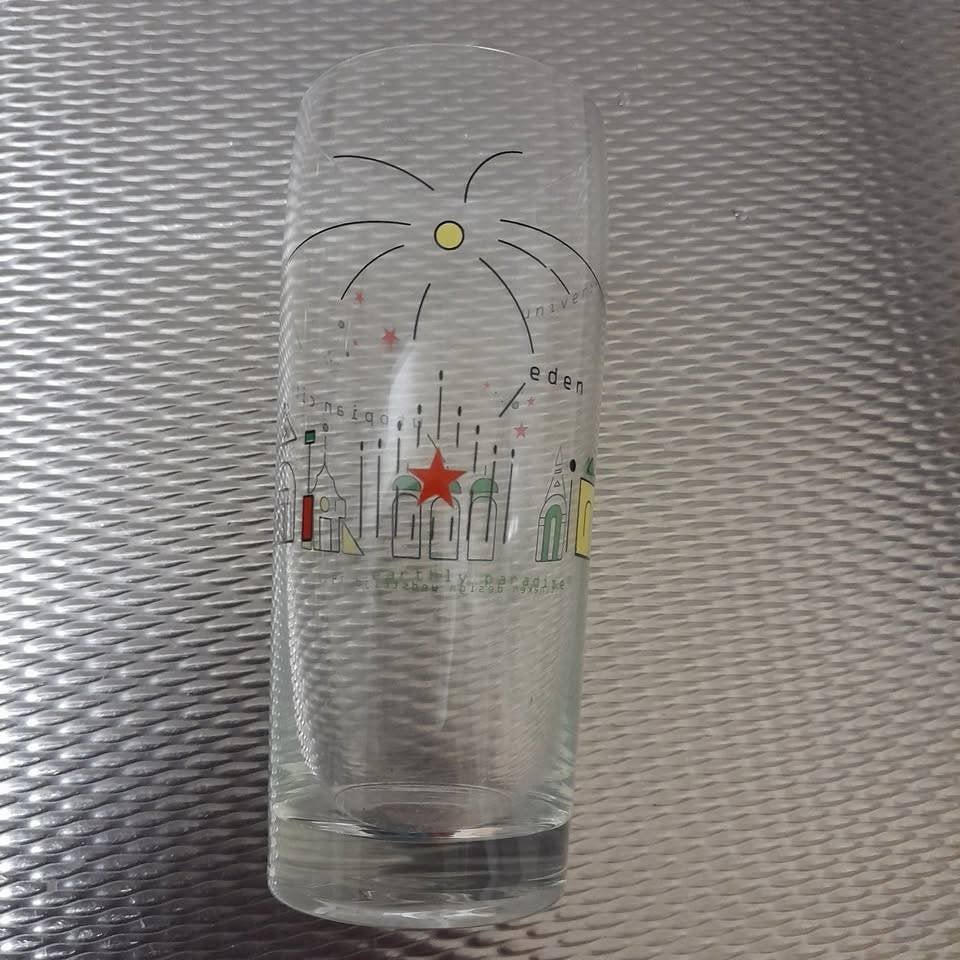Heineken's Bier Glas Utopian City, Ophalen of Verzenden, Zo goed als nieuw, Glas of Glazen, Heineken