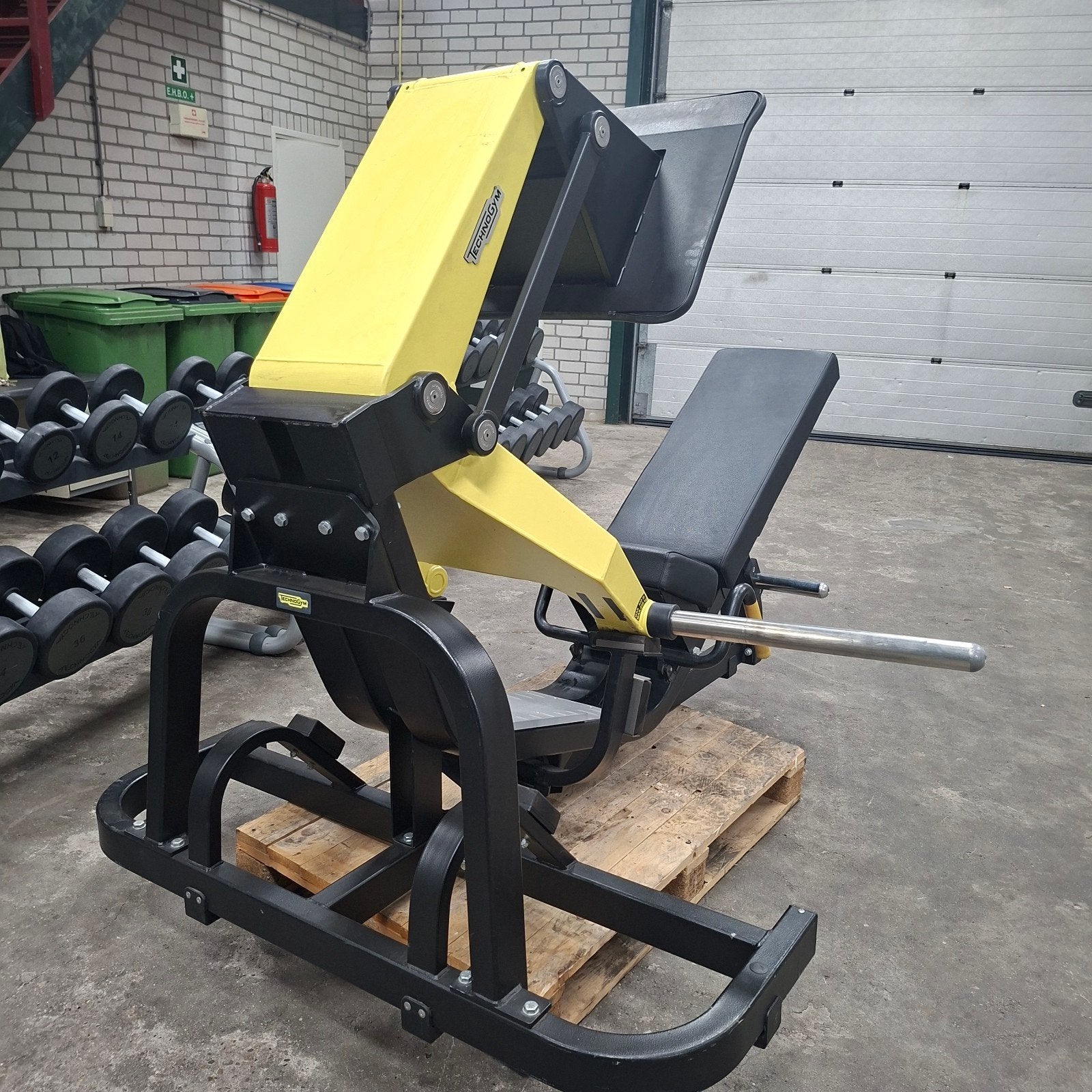 Technogym Pure Strength Plate Loaded Leg Press, Ophalen, Gebruikt, Benen, Overige typen