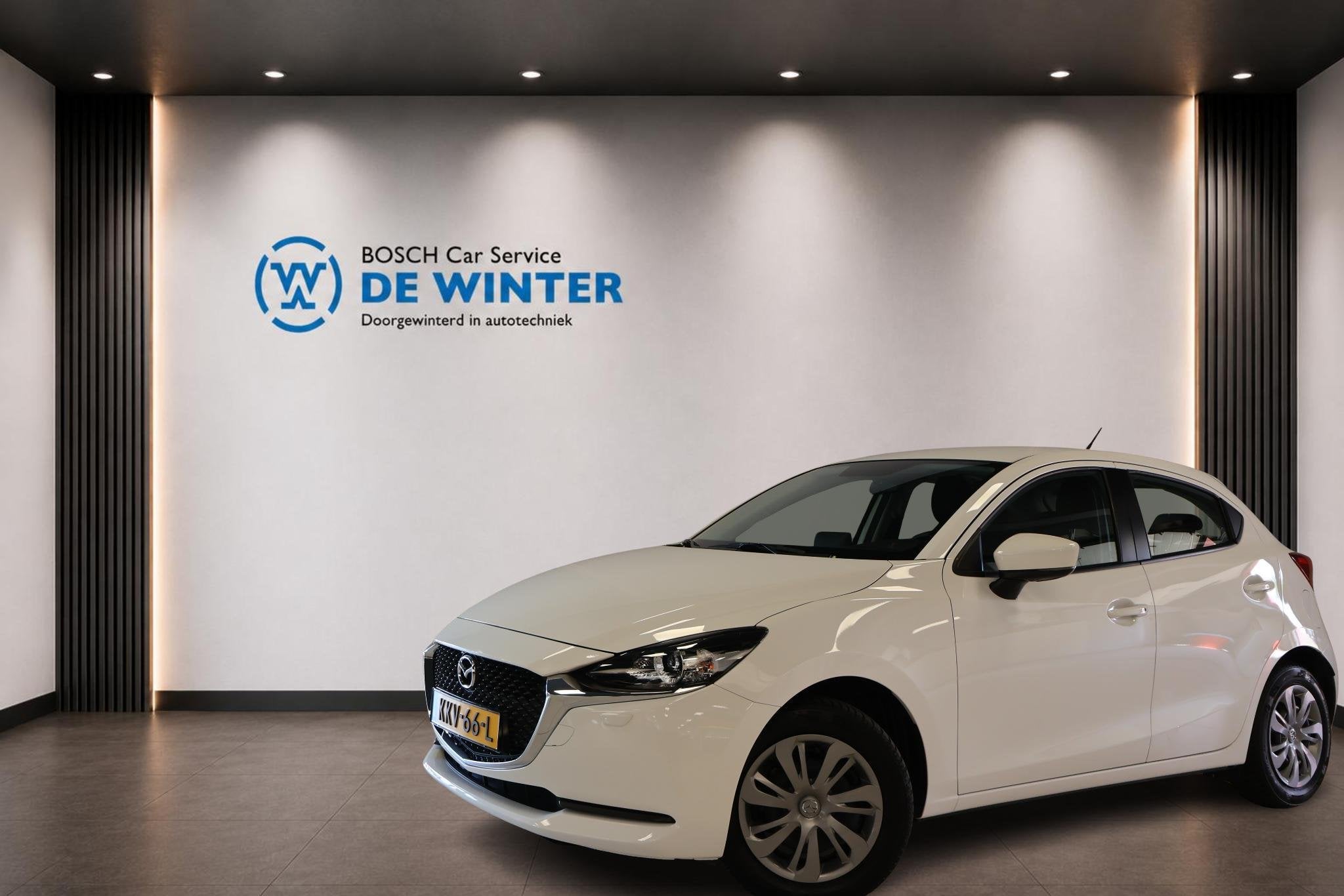 Mazda 2 1.5 Skyactiv-G, Auto's, Mazda, Stof, Gebruikt, 4 cilinders, Wit