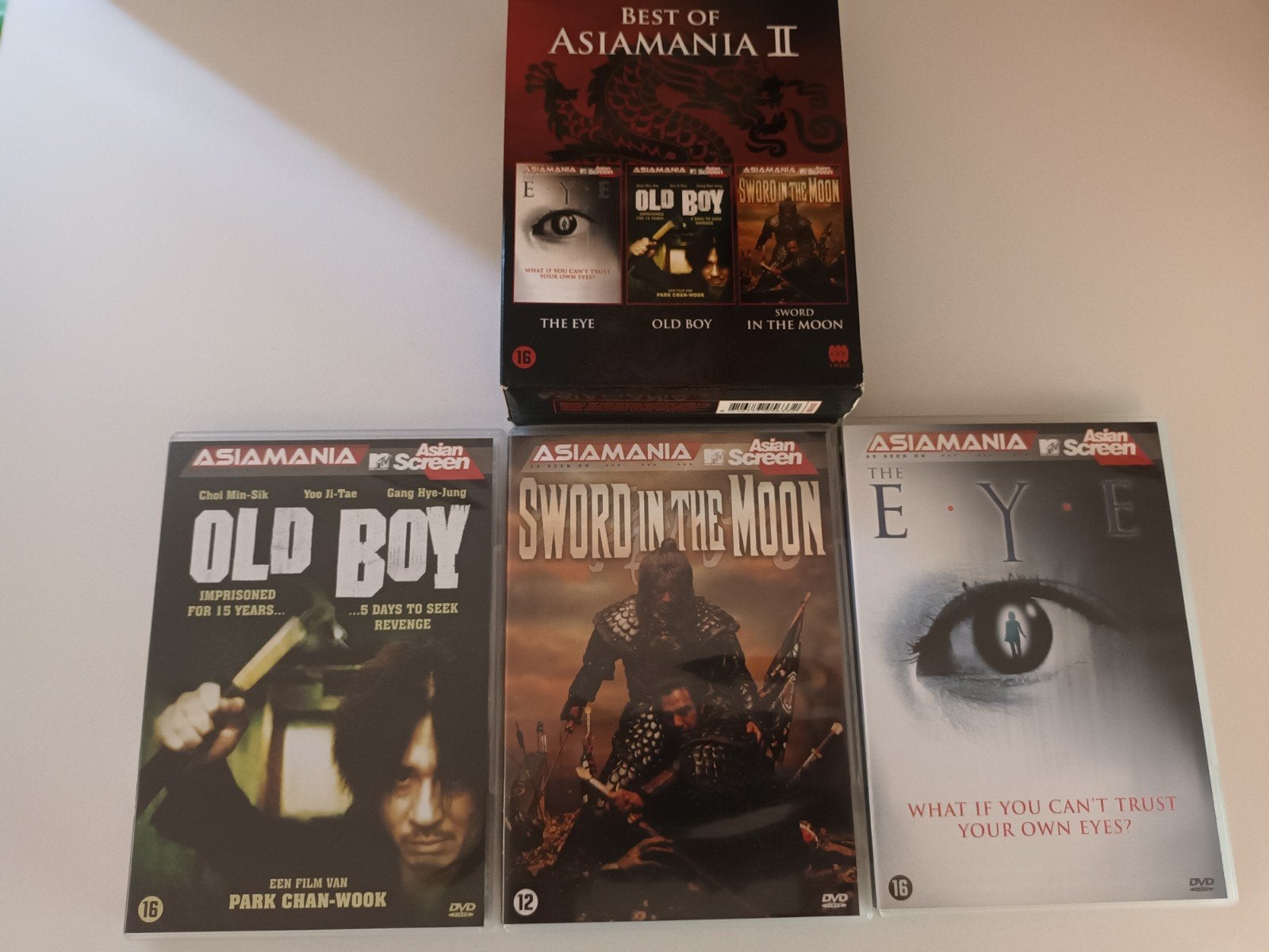 Dvd box best of Asiamania 2, Vanaf 12 jaar, Ophalen of Verzenden, Zo goed als nieuw